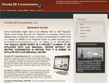 Tablet Screenshot of floridaeb5investments.com
